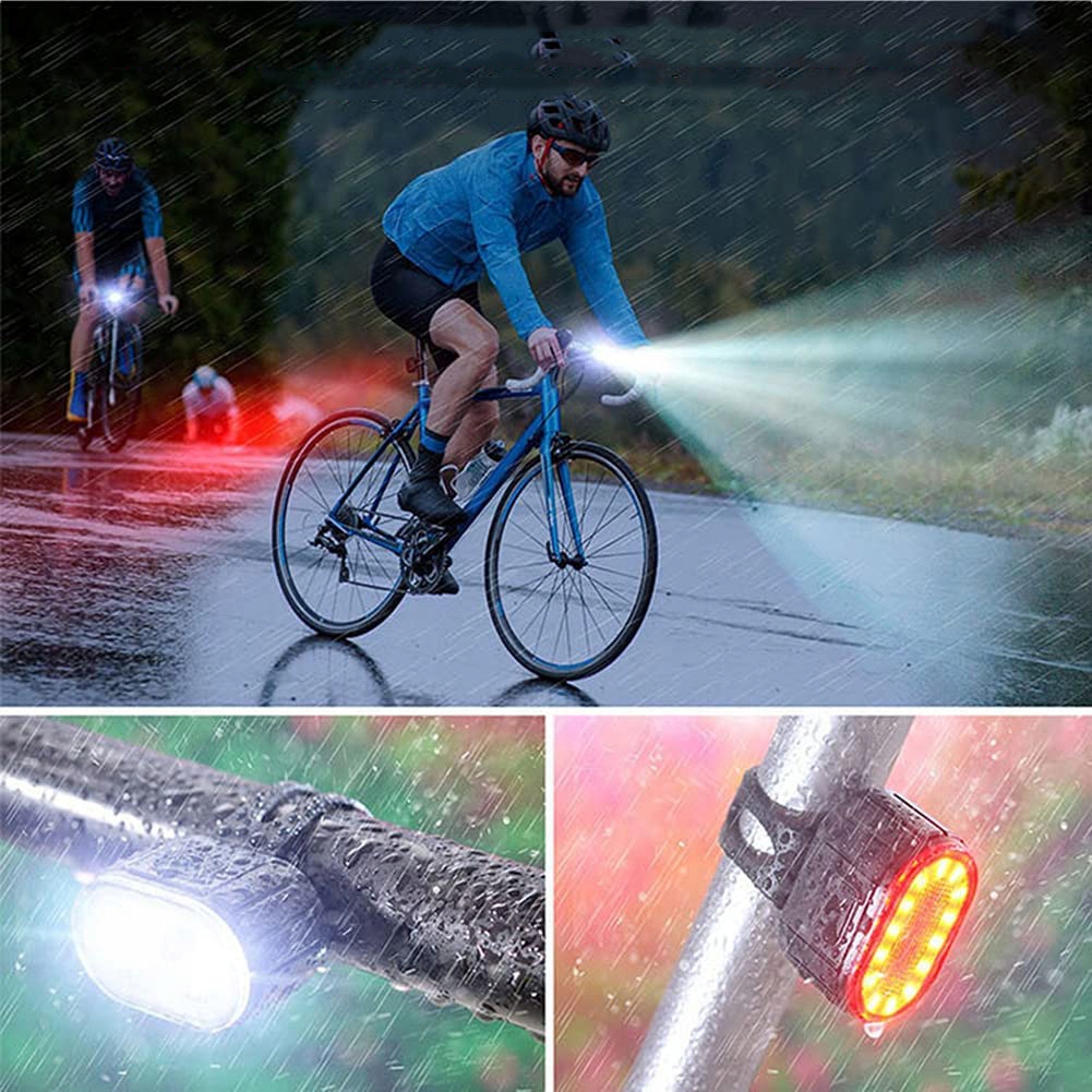 LAMPKA ROWEROWA ŚWIATŁO PRZÓD TYŁ LED NA KIEROWNICE ROWER USB BARDZO MOCNA Marka Bedee