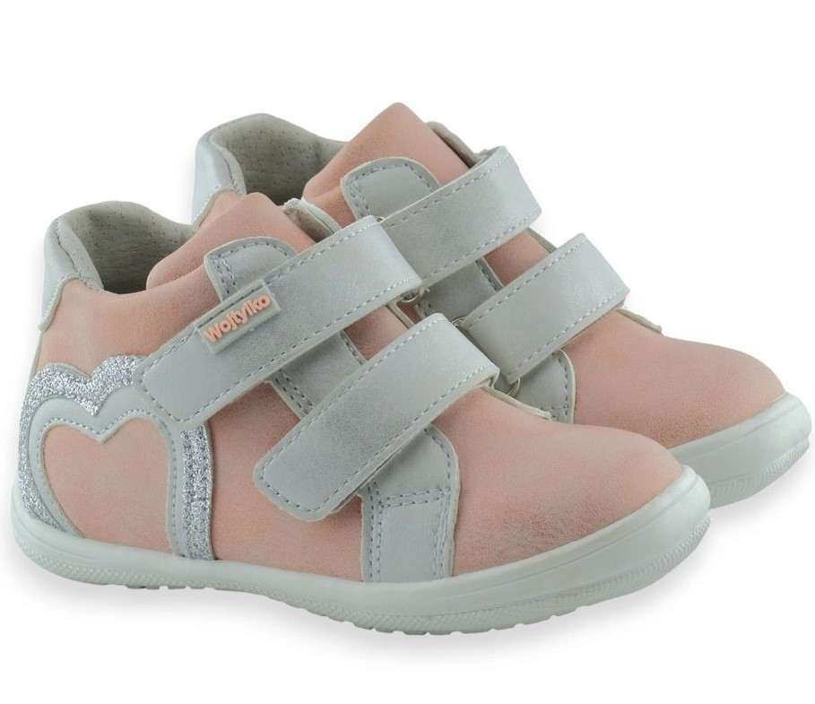 WOJTYŁKO DZIECIĘCE TRZEWIKI WIOSENNE DLA DZIEWCZYNKI 2T24386 R26 RÓŻ