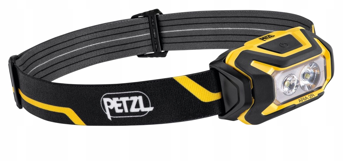 Latarka, czołówka Petzl Aria 2R czarno żółta