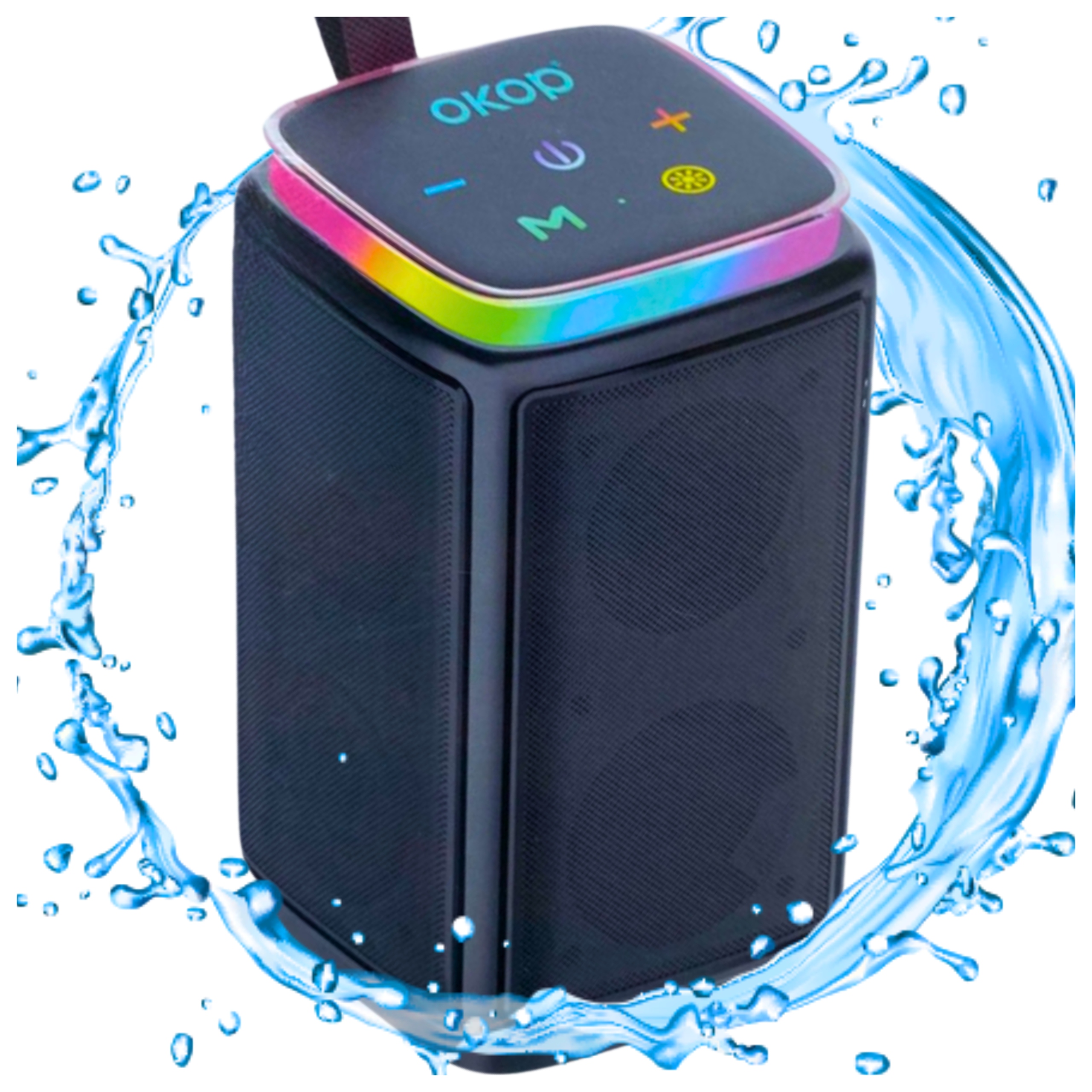 Voděodolný Bluetooth reproduktor s rádiem Přenosný bezdrátový Rgb hlasitý reproduktor