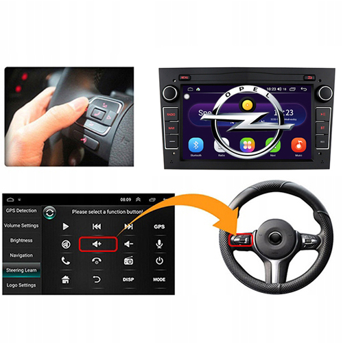 RADIO ANDROID GPS OPEL VECTRA C ZAFIRA ASTRA H ANTARA CORSA D MERIVA VIVRAO Radio informacja RDS pasmo FM