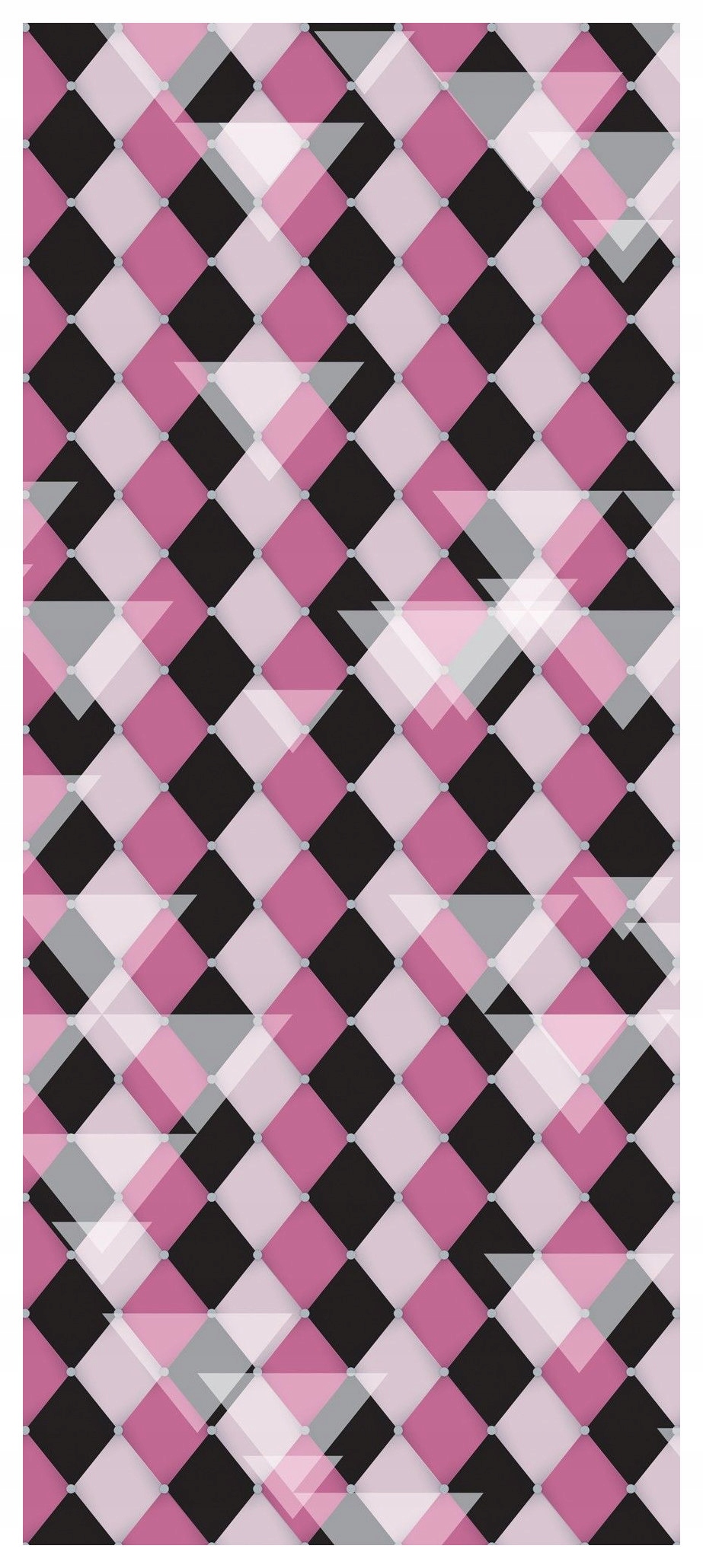 Samolepka Fototapeta Romby Růže černá šedá geometrie stylu 91x211