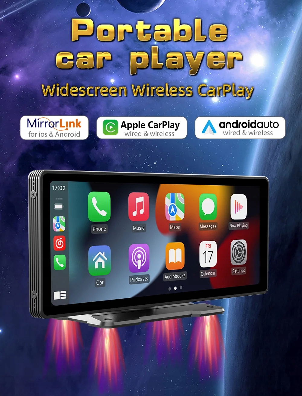 Radio Samochodowe Eunavi RADIOWY 10,26" USB BT ANDROID AUTO APPLE CARPLAY Model RADIOWY 10.26