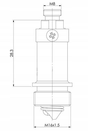 Mechanizm spustu korka klik klak automat naprawczy Kod producenta 66
