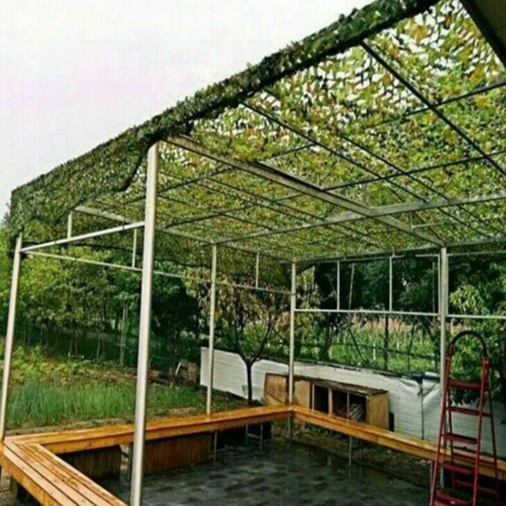 ZEWNĘTRZNA TKANINA OXFORD SIATKA MASKUJĄCA DWUWARSTWOWA 4X6M Długość 600 cm