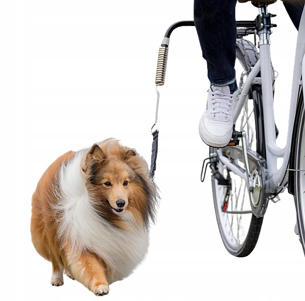 Levně Trixie Vodítko na kolo pro středního a malého psa s tlumičem nárazů