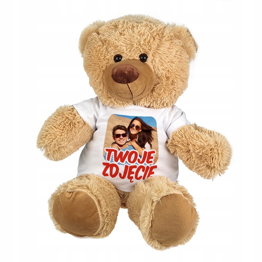

Maskotka Miś duży z Twoim zdjęciem ok. 40 cm