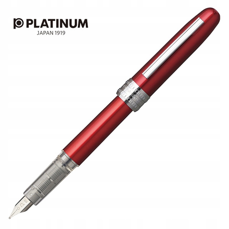 Pióro Wieczne Platinum Plaisir Metallic Red F