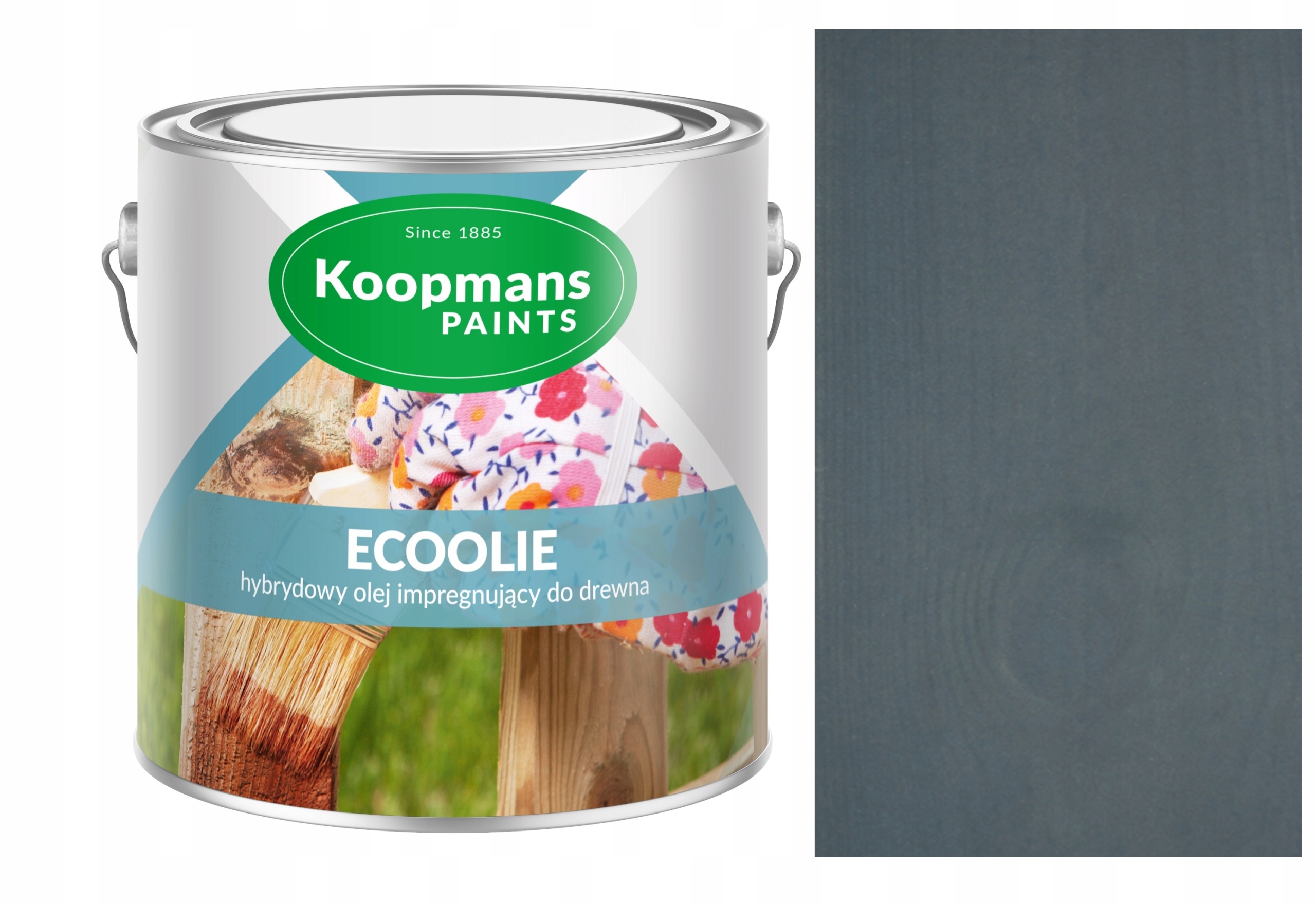 Koopmans Ecoolie Impregnačný Olej Na Drevo 20 L Sivý Antracitový 201