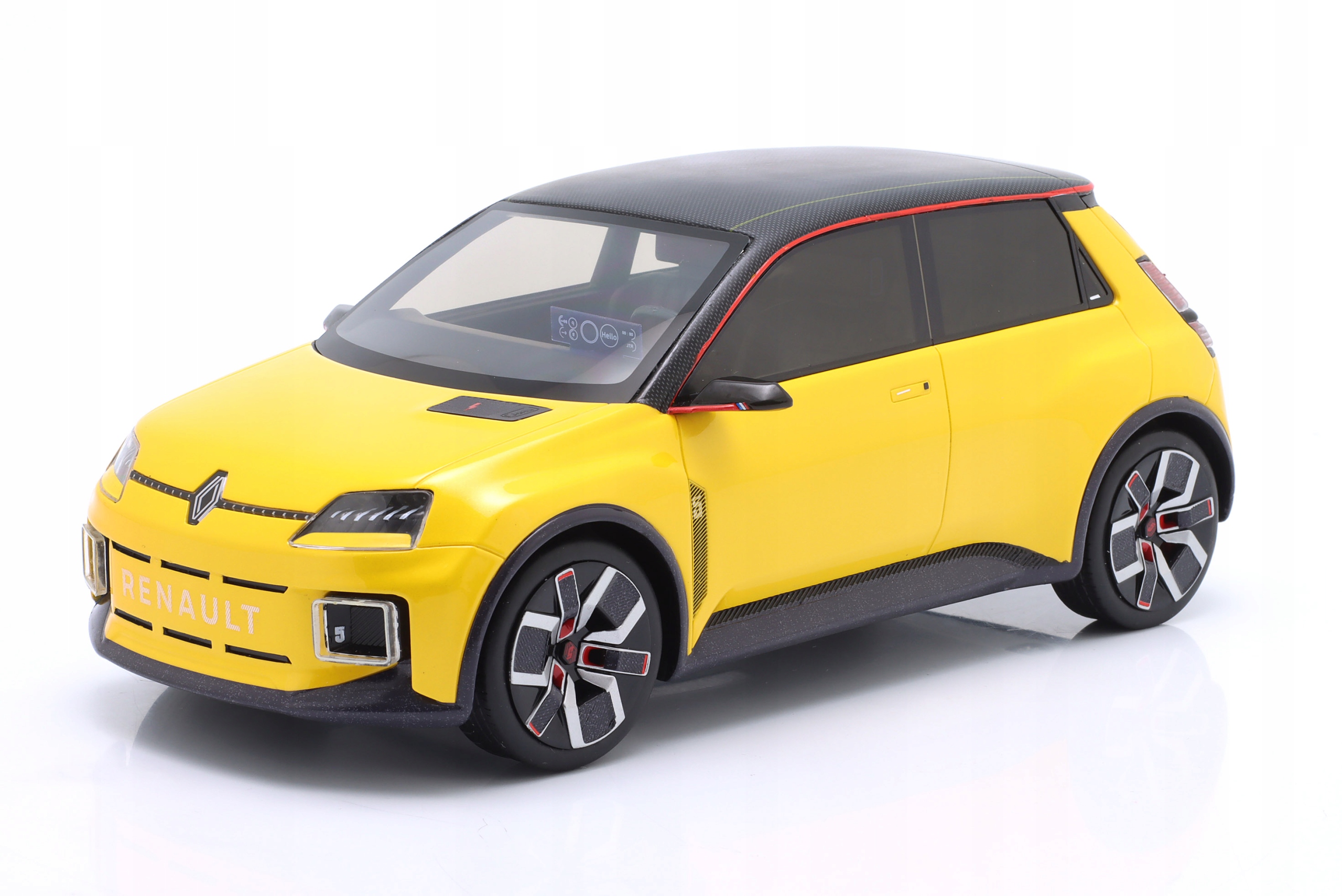 Renault 5 E-Tech Electric Prototype 2021 Yellow Otto Mobile OttOmobile 1:18