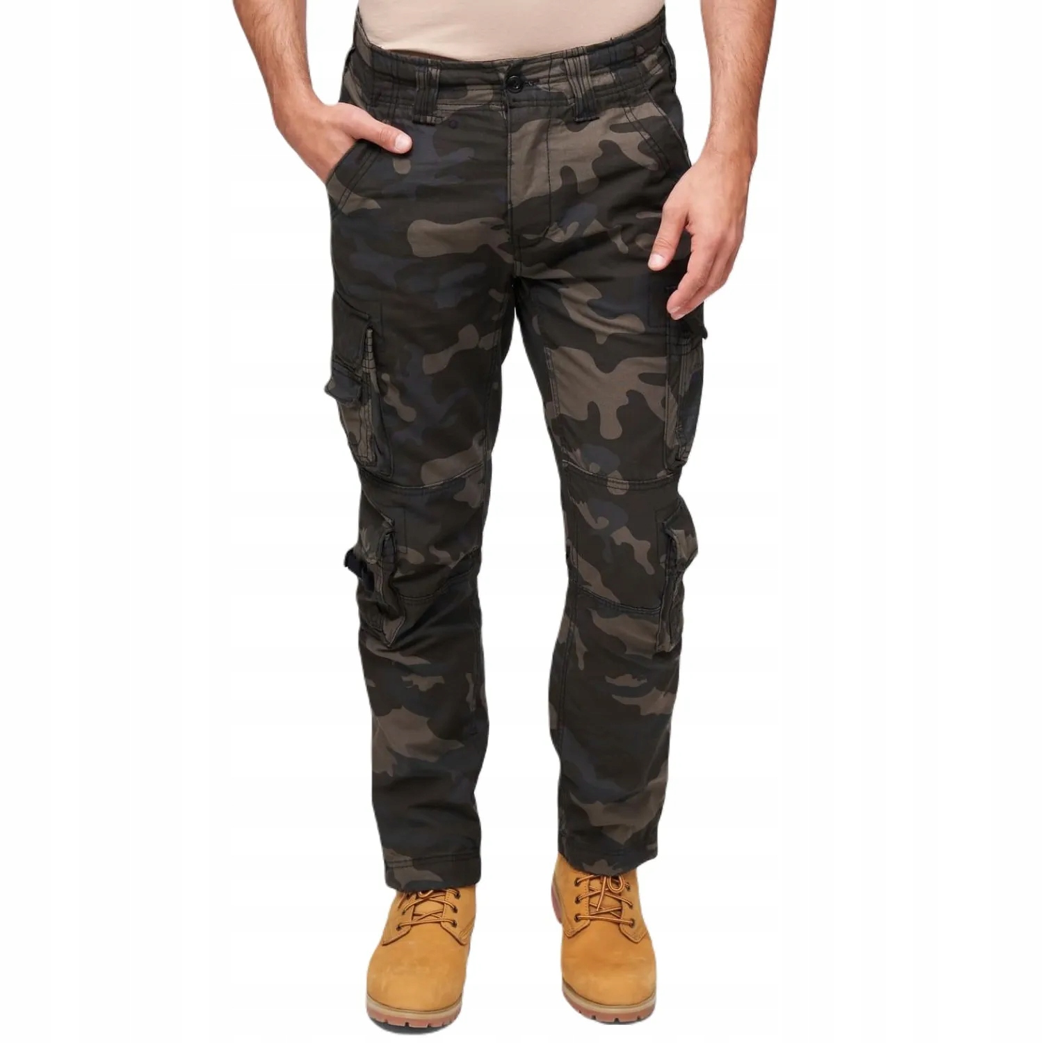 Kalhoty Brandit Pure Slim Fit Darkcamo M