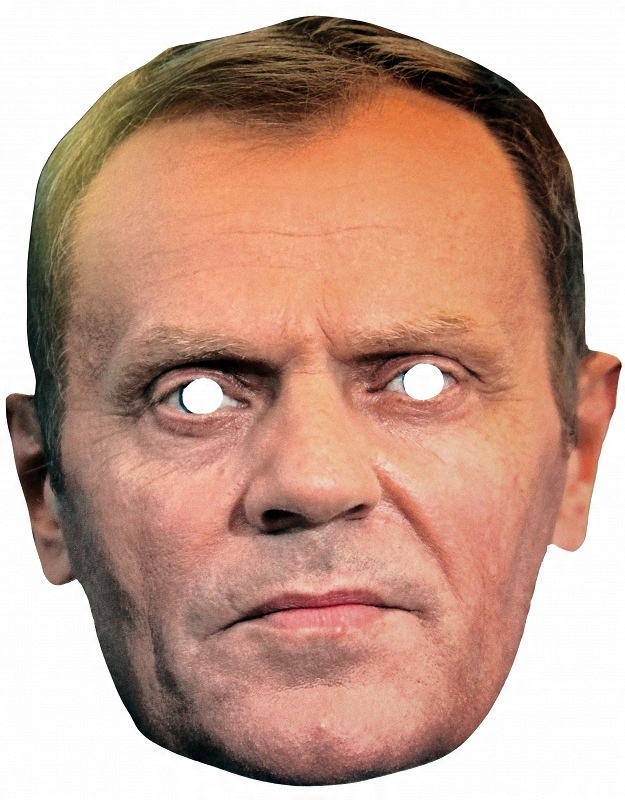 

Donald Tusk Maska Papierowa Polityczna Polityk Ue