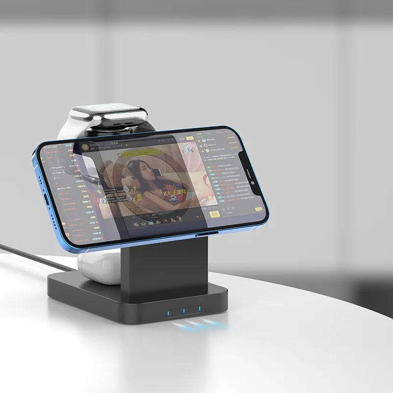 ŁADOWARKA INDUKCYJNA BEZPRZEWODOWA 3w1 MagSafe S043 Kod producenta Ładowarka indukcyjna bezprzewodowa MagSafe