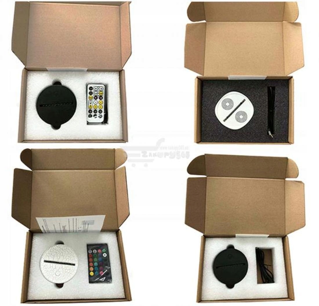 3D DINOZAUR LAMPKA NOCNA USB/BATERIE 16 kolorów LED + PILOT Marka Perfectlife