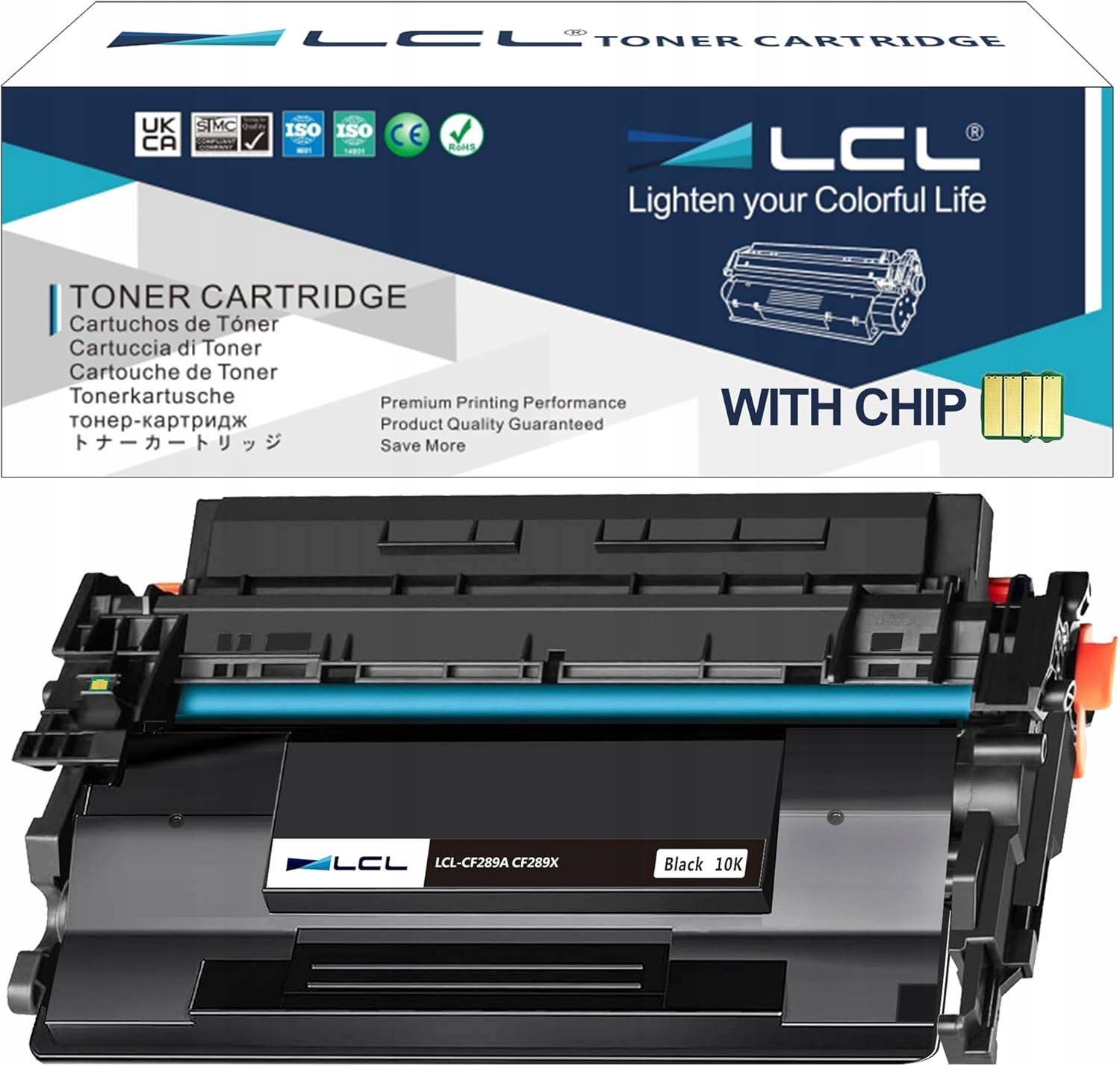 Toner LCL 89X s čipem pro Hp LaserJet M507/M528 černý
