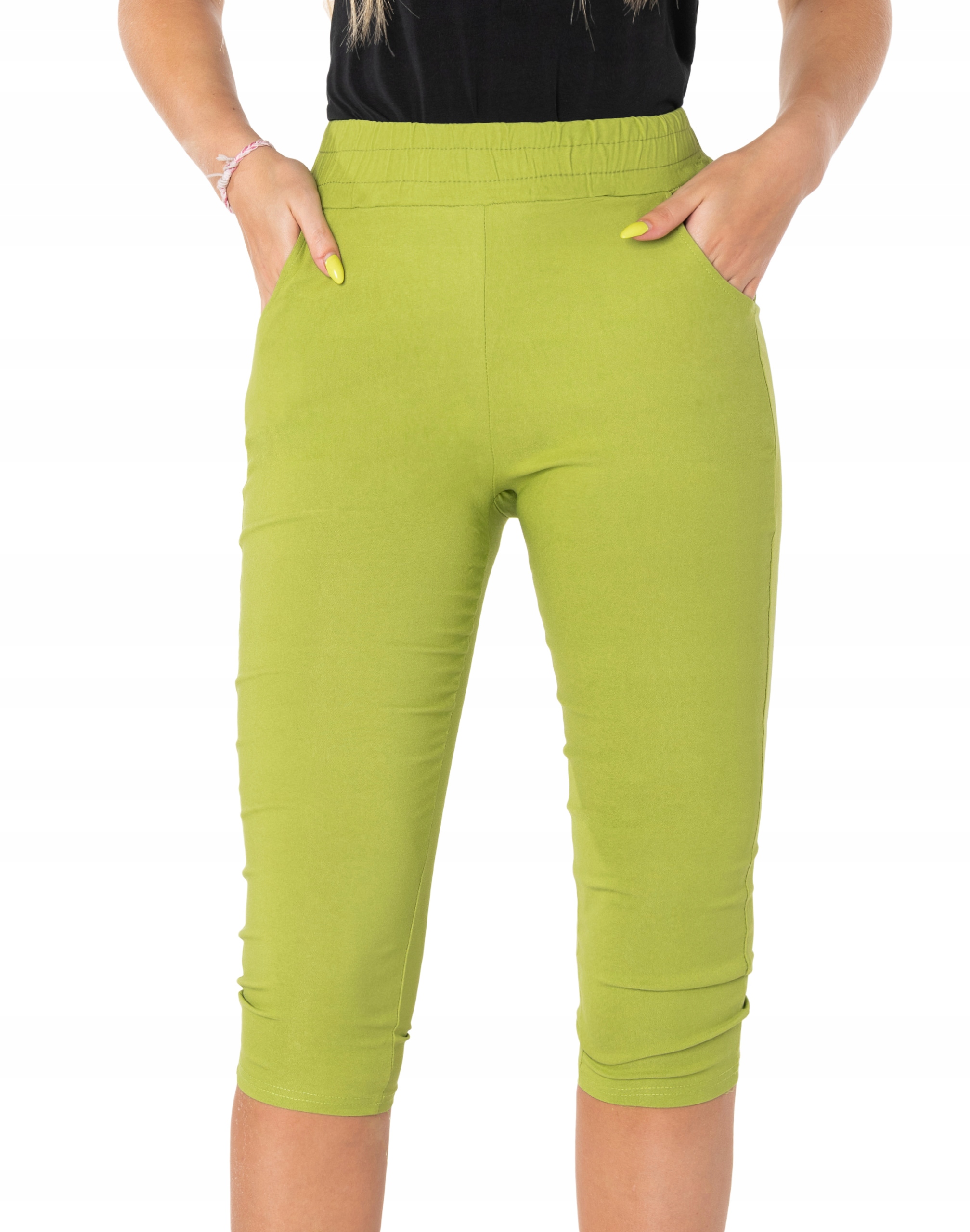 

Krótkie Spodnie Rybaczki Damskie 3/4 FQ65-3 r L/XL