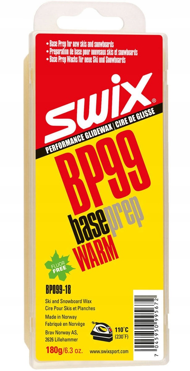 Smar do bazowy, podkładowy Base Prep Warm 180g Swix