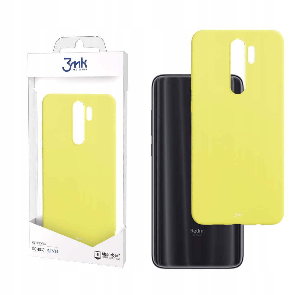 

Żółte odporne etui do Xiaomi Redmi Note 8 Pro 3mk