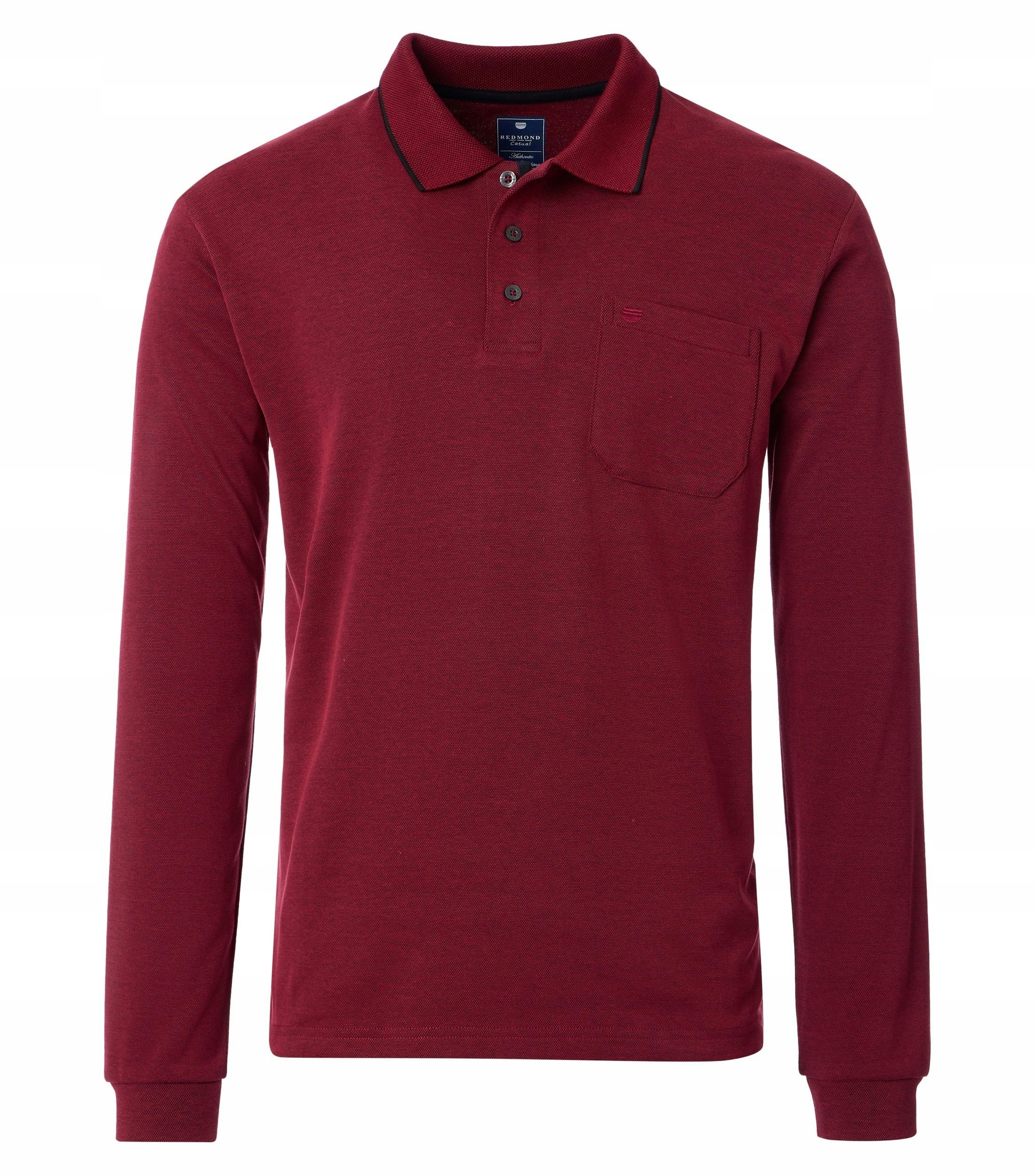 Redmond Velké Velikosti Polo Longsleeve Tričko Silné Masité 5XL obvod 154 cm