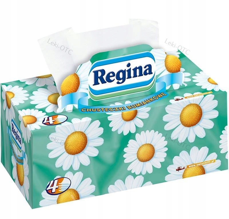 

Regina Chusteczki Czterowarstwowe Rumiankowe 96szt