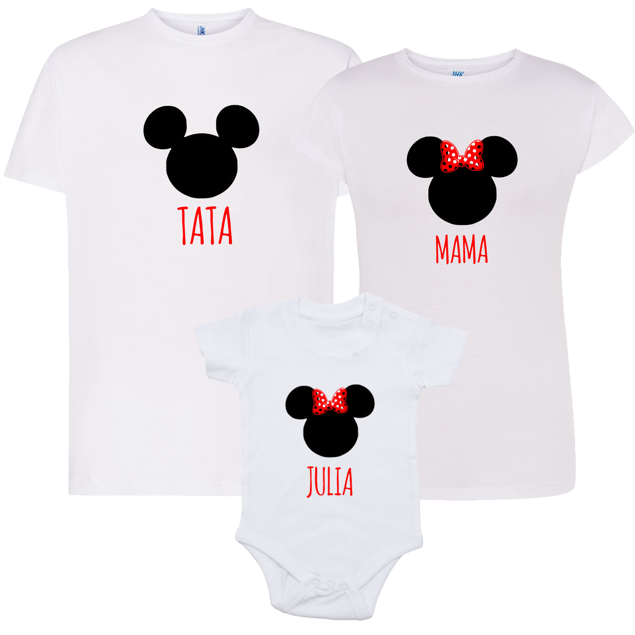 

Zestaw koszulek na szt rodzina Mama Tata Syn Córka