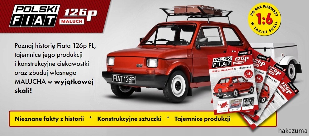 Polski Fiat 126p Maluch kolekcja 18 / 2024 Tytuł POLSKI FIAT 126P