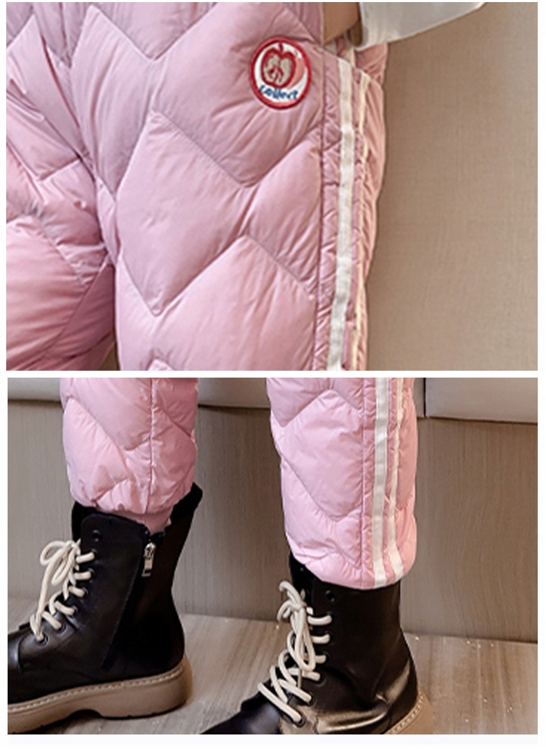 CIEPŁE GRUBE SPODNIE DRESOWE OCIEPLANE JOGGERY zimowe pikowane dziecięce Sezon zimowy