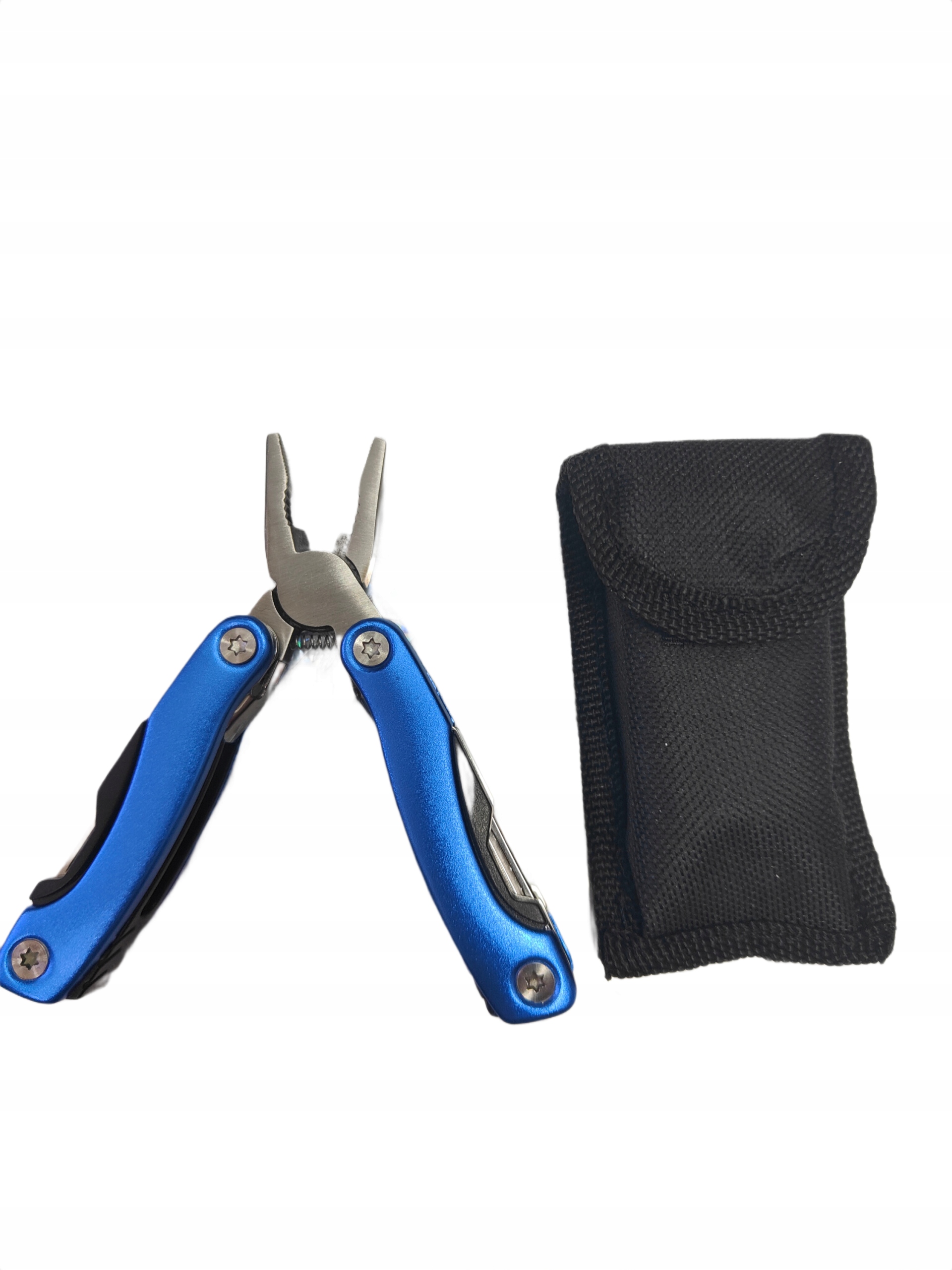 Multitool mini niebieski 9el.