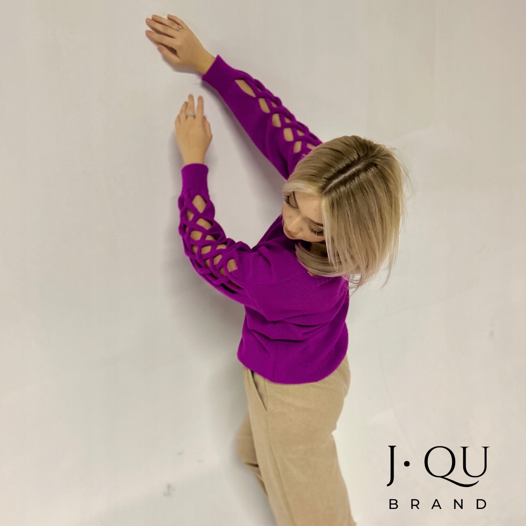 Sweter damski YOU Dekolt okrągły