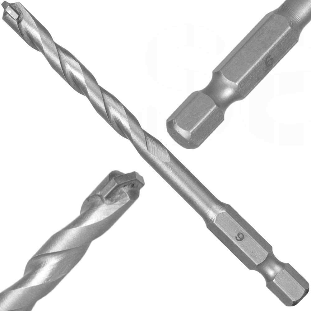 

Wiertło do Wkrętarki 6.0 mm Betonu Metalu Gresu