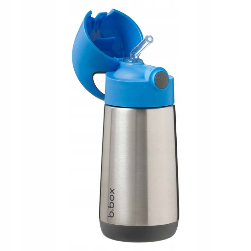 B.box Bidon Termiczny Ze Słomką 350 ML Blue Slate