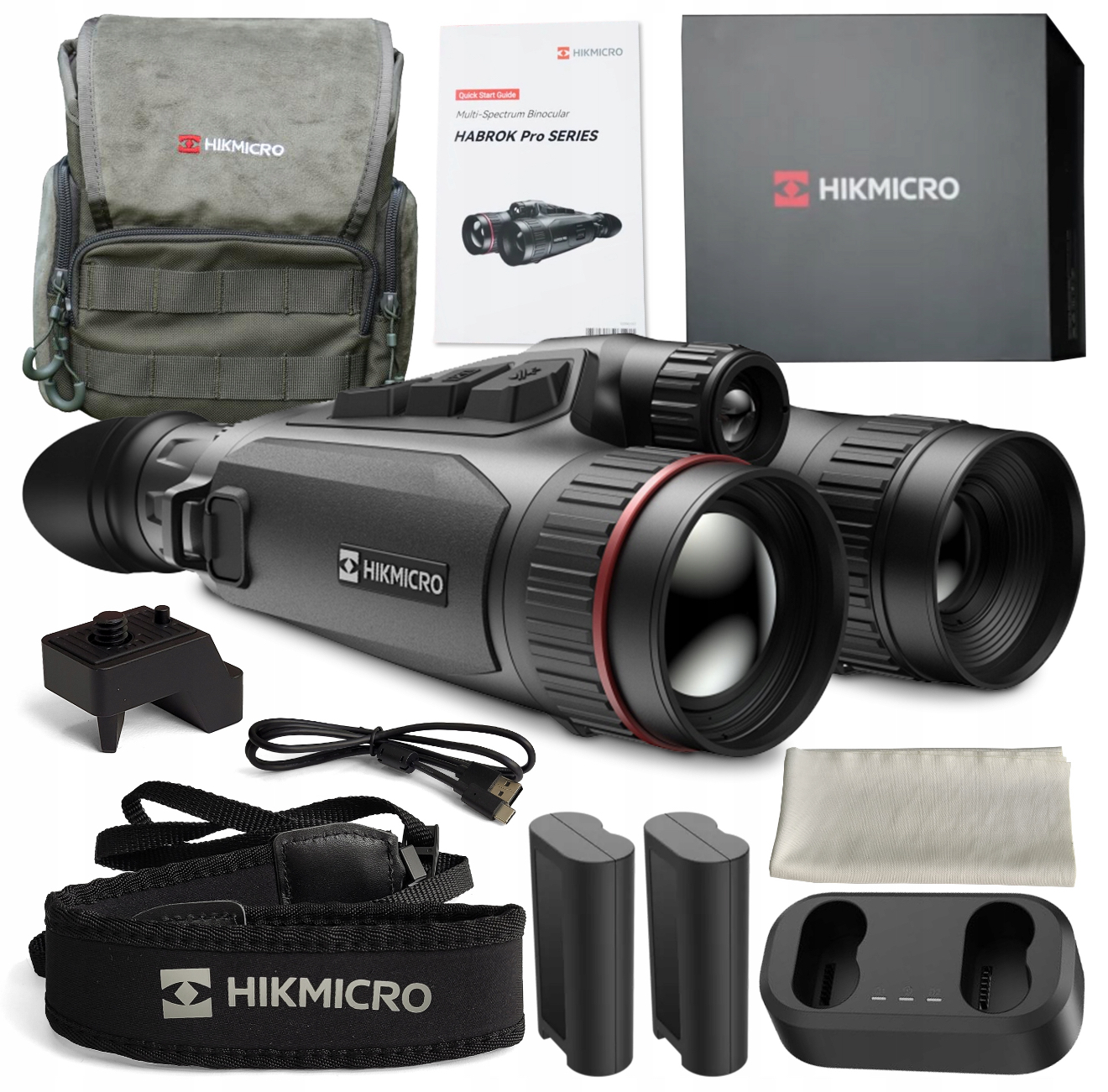 Lornetka termowizyjna Hikmicro Habrok Pro HQ50LN Lrf 850/940 nm Zestaw Ir