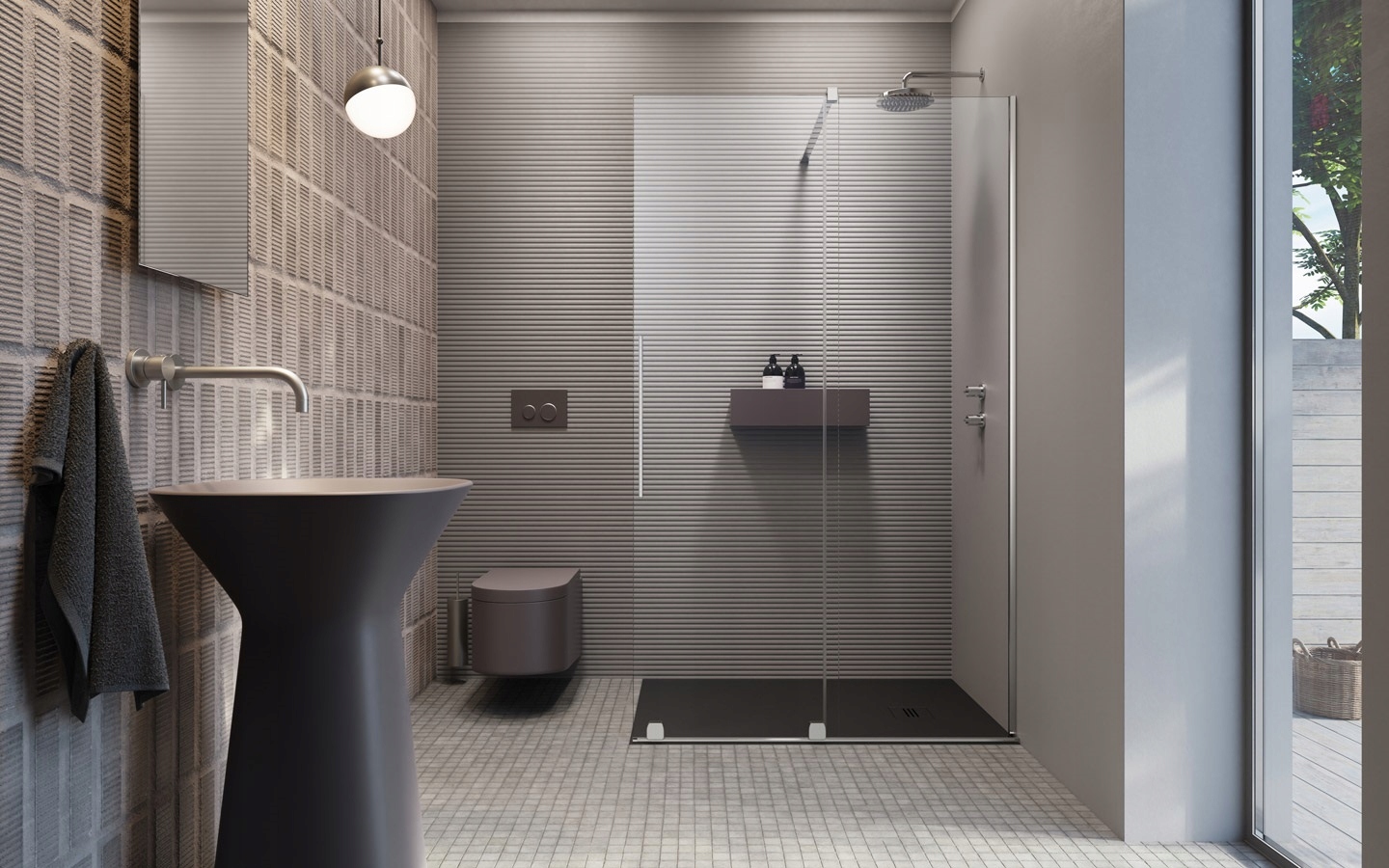 Kabina ścianka walk-in RADAWAY Furo 80x200 PRAWA Marka Radaway