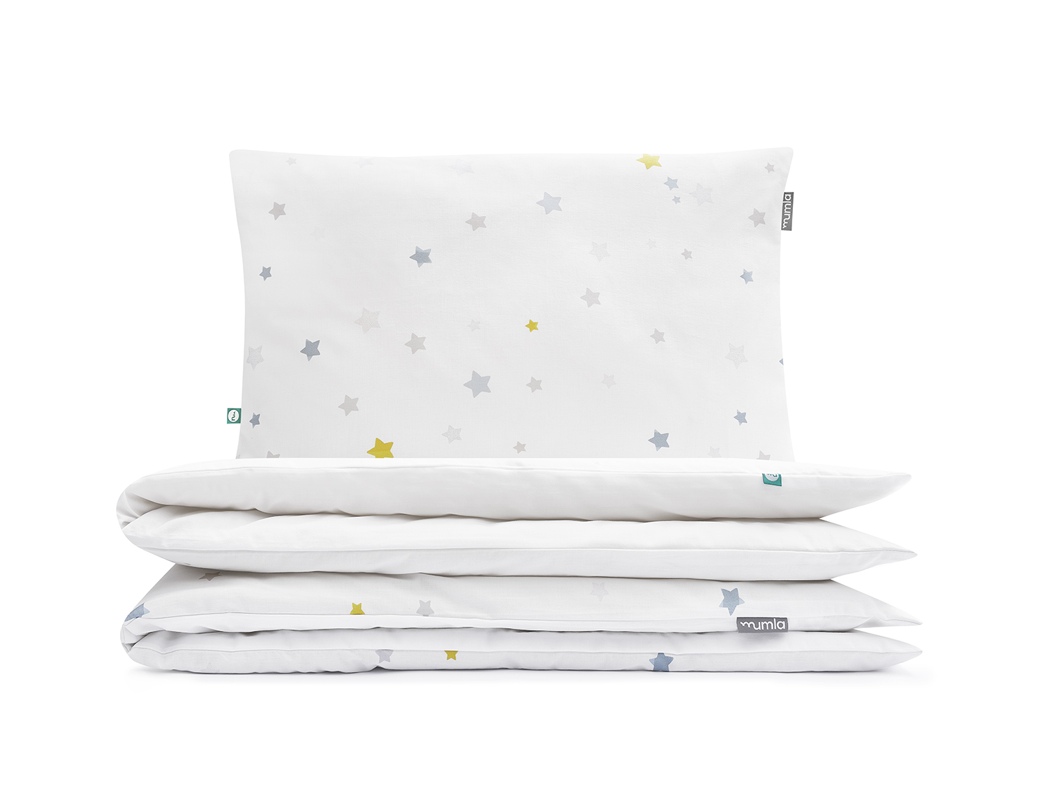 Posteľná Bielizeň Simple Hviezdičky 200x200 cm 2x 60x50 cm Mumla