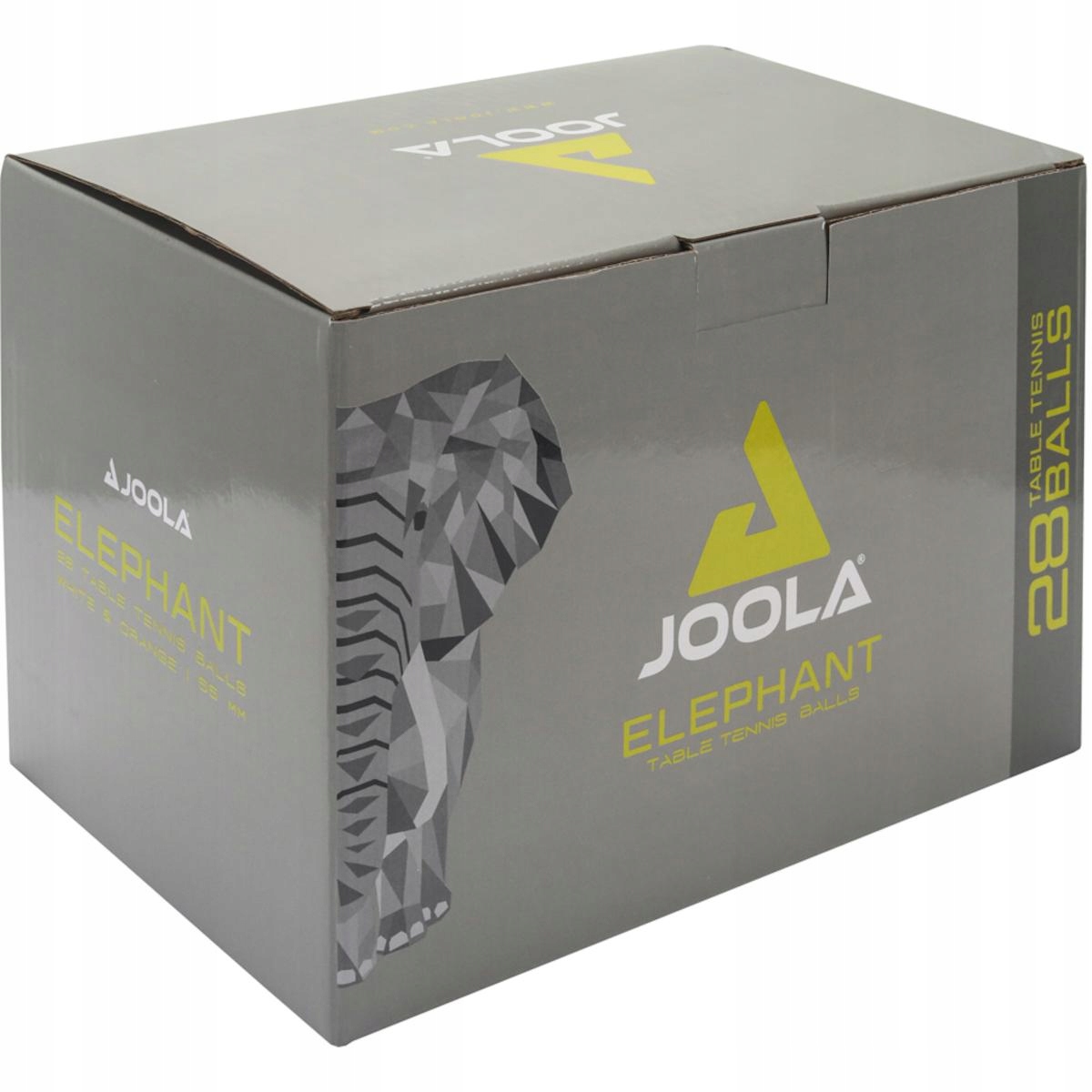 Velké Stolní Tenisové Míčky 55 mm Joola Elephant Sada 28 kusů Ping Pong