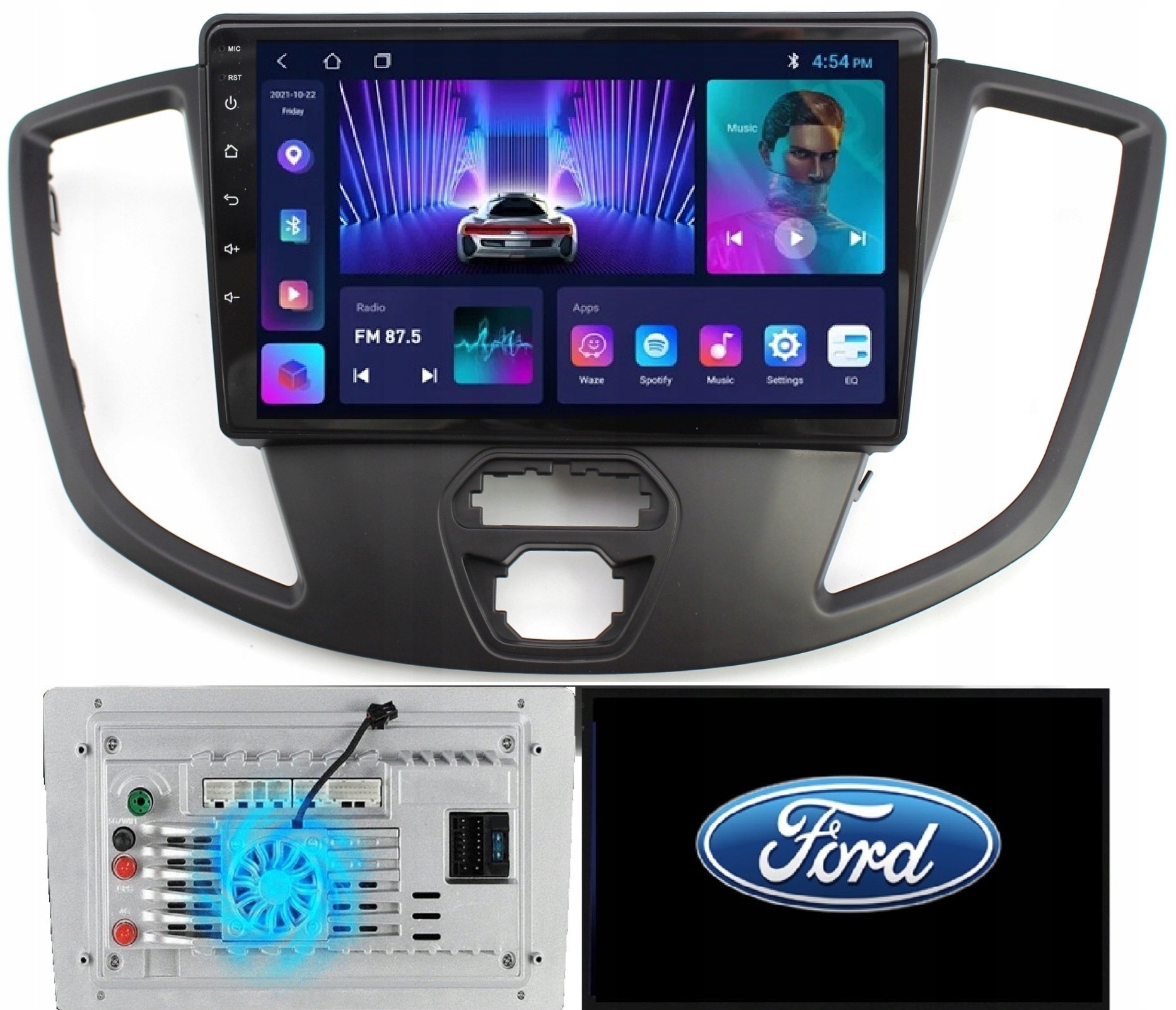 Radio Nawigacja Android Gps Ford Transit 2014-2018 Carplay +kamera 2/64GB