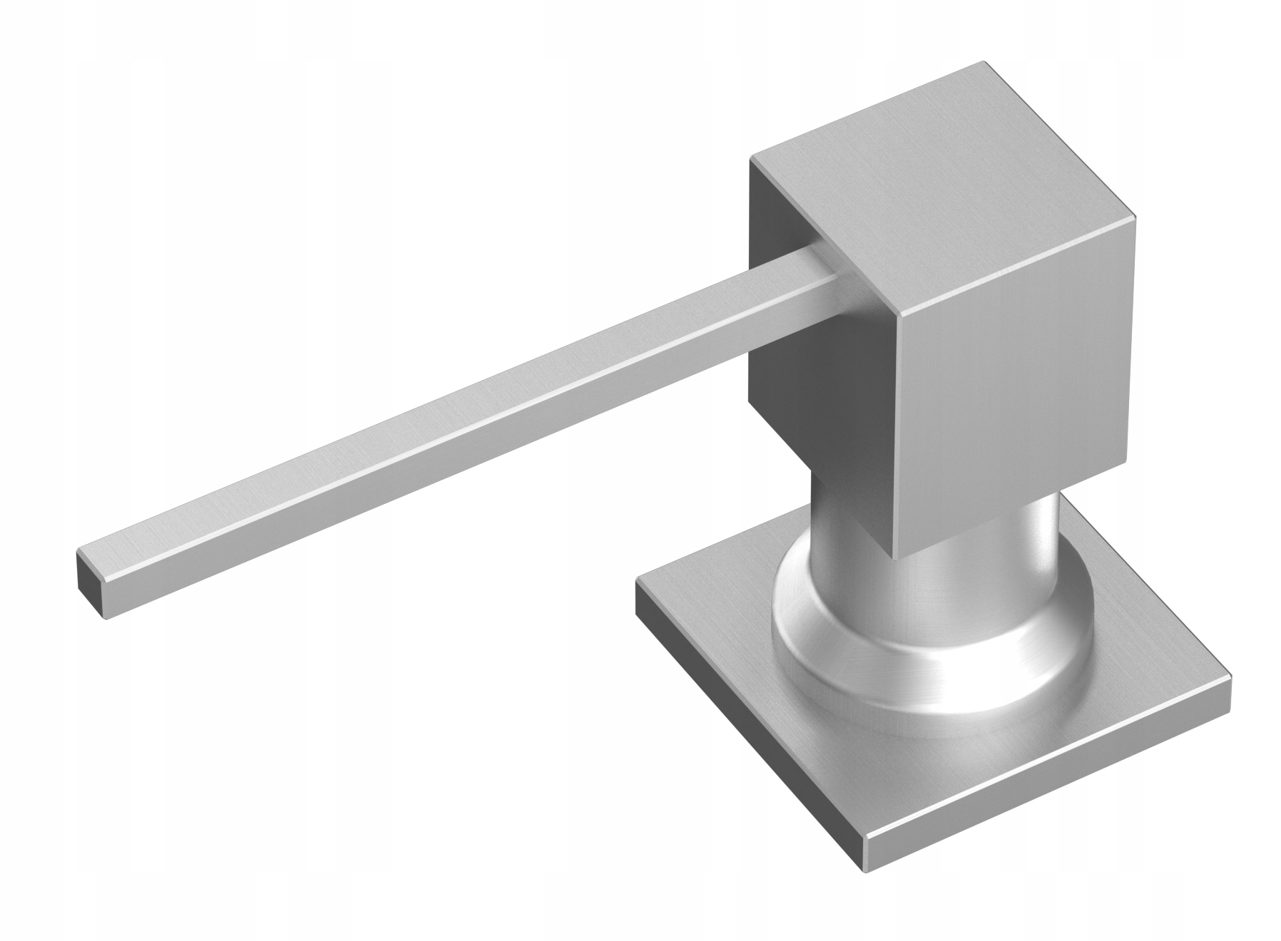 DOZOWNIK SATYNA PŁYNU MYDŁA DO ZLEW KWADRATOWY Linia DOZOWNIK