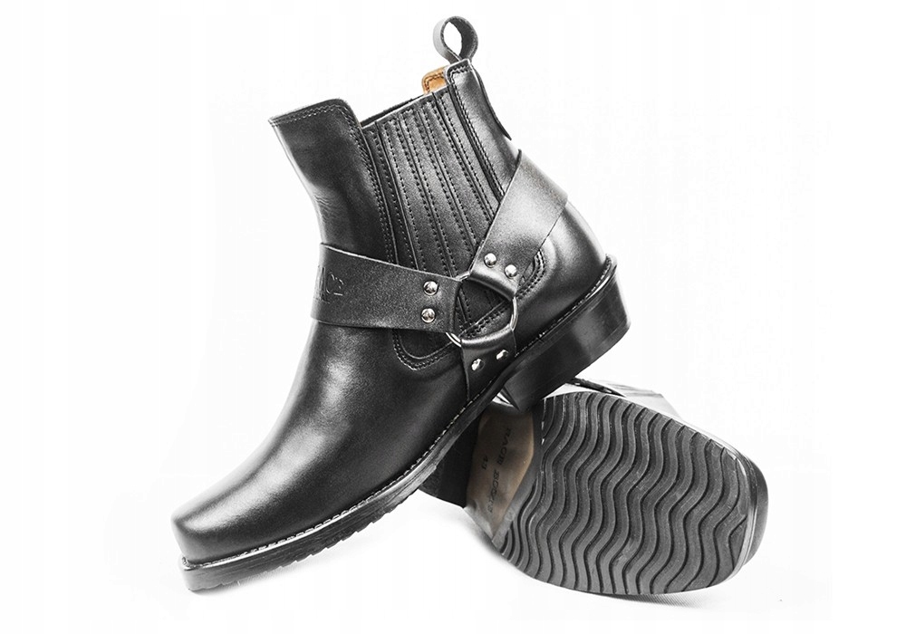 SKÓRZANE BUTY MOTOCYKLOWE r.44 CHOPPER CRUISER Typ Inne