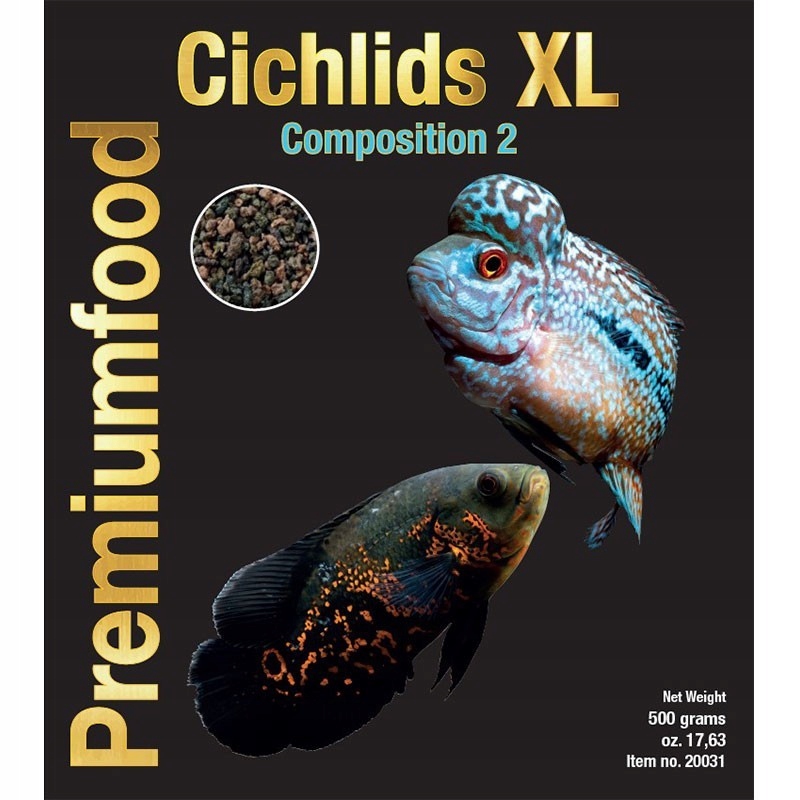 Levně Discusfood cichlids XL composition 2 granule 500 g