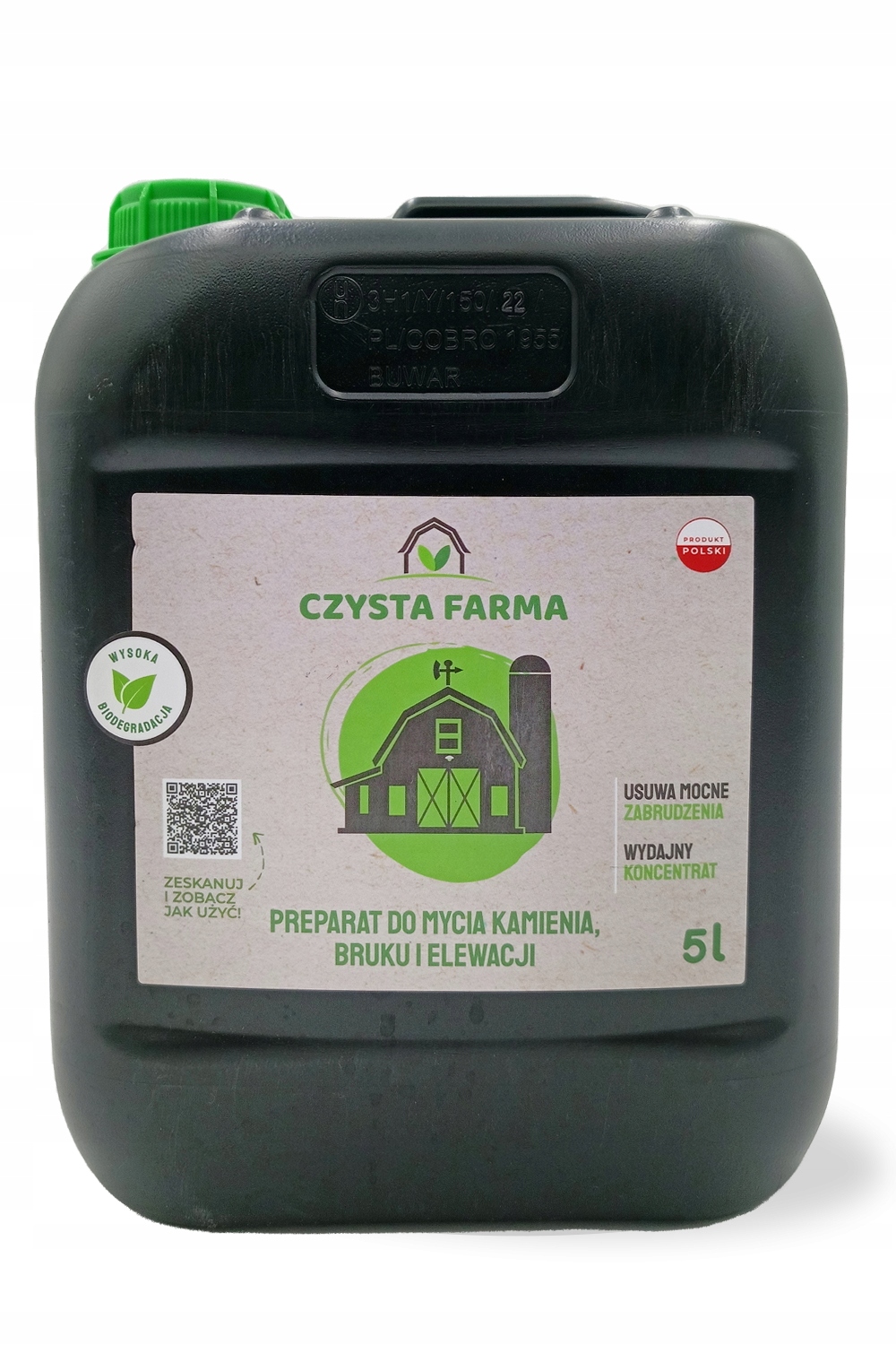 Preparat do mycia elewacji, bruku i kamienia Czysta Farma 5 L