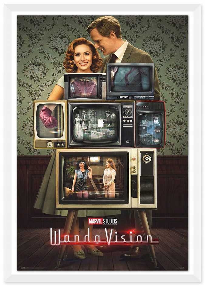 Wandavision Life on TV настенный плакат 61x91, 5 см высота продукта 91,5 см
