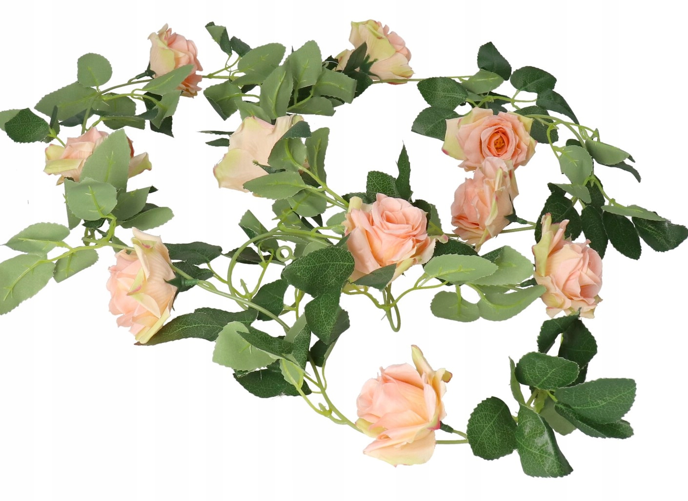 SZTUCZNE KWIATY ROŚLINY GIRLANDA 220CM RÓŻA RÓŻE