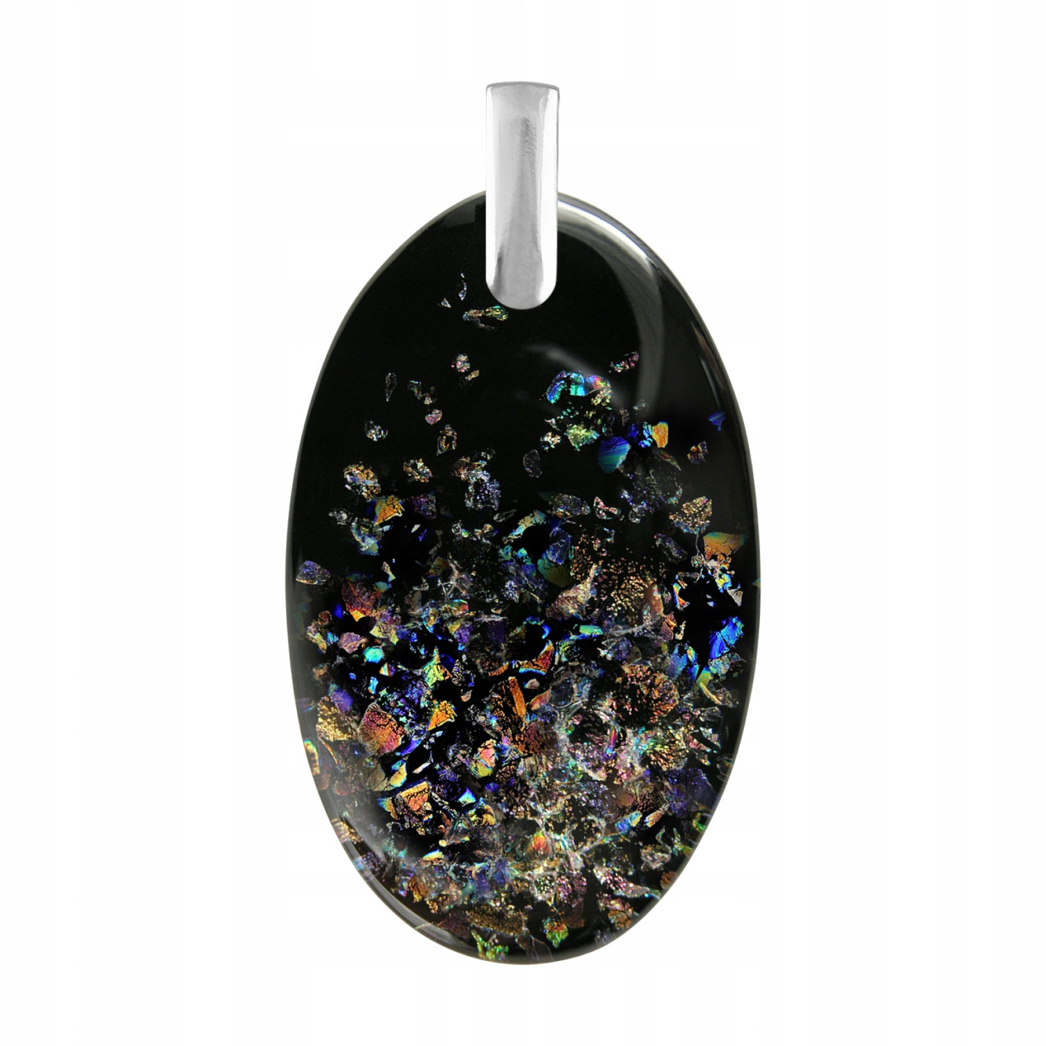 Dámský přívěsek Harf vícebarevný sklo murano