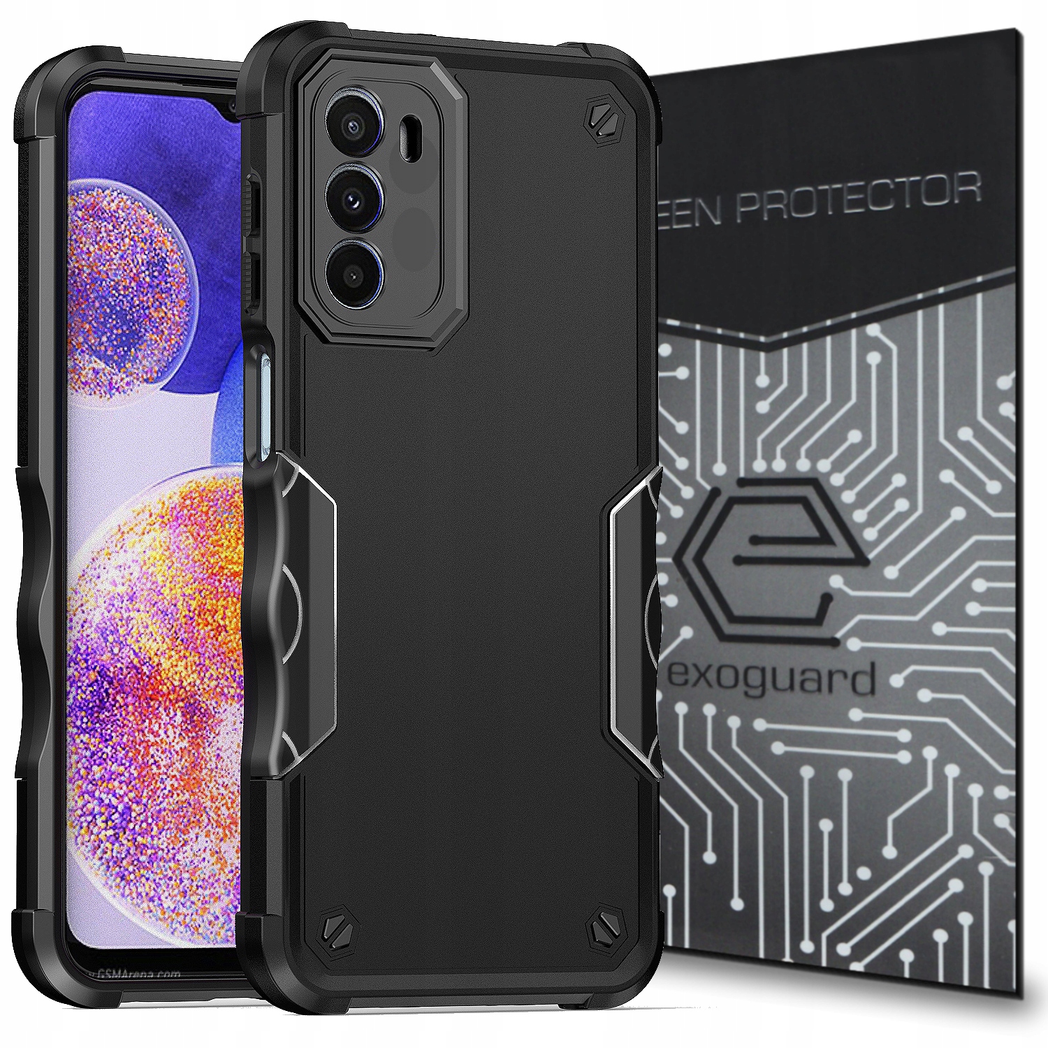 

Case Etui Pancerne+szkło do Motorola Moto G52 G82