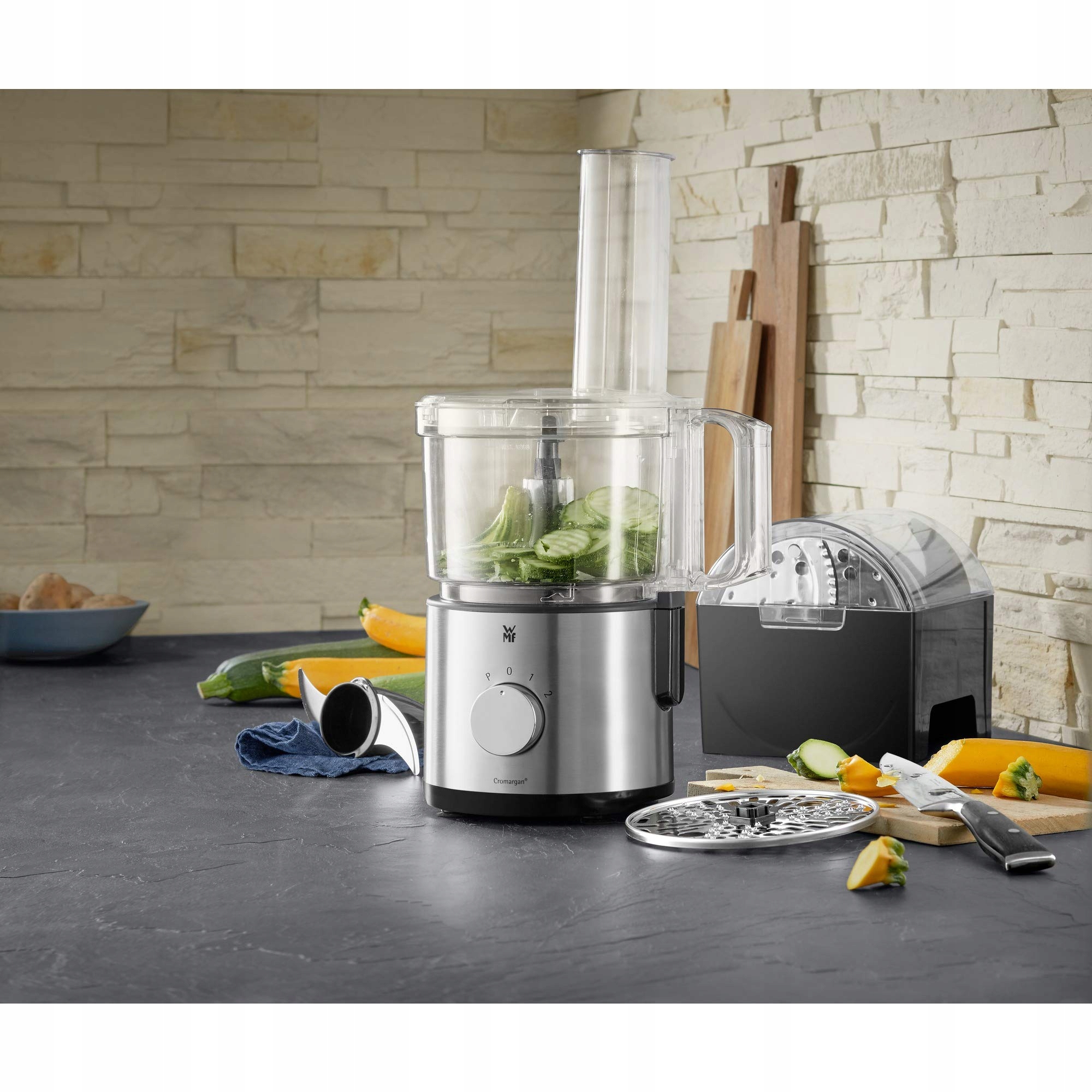 WMF Kult X Robot Kuchenny Z 5 Tarcze Knetmesser Stalowy Nóż 2l 500W — miniatura 2