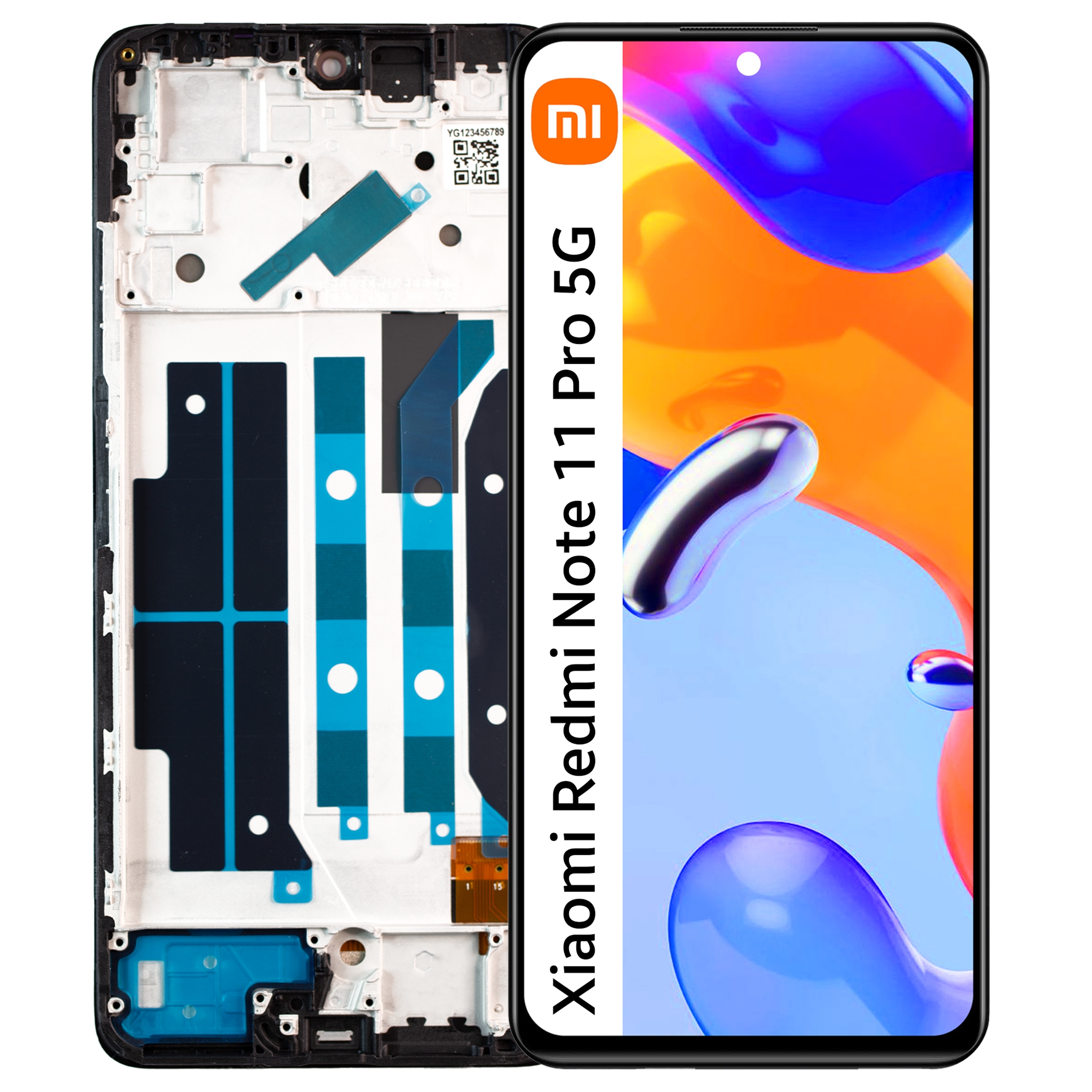 Oled displej Digitizer Oled pre Xiaomi Redmi Note 11 Pro 5G Dotykový rámček