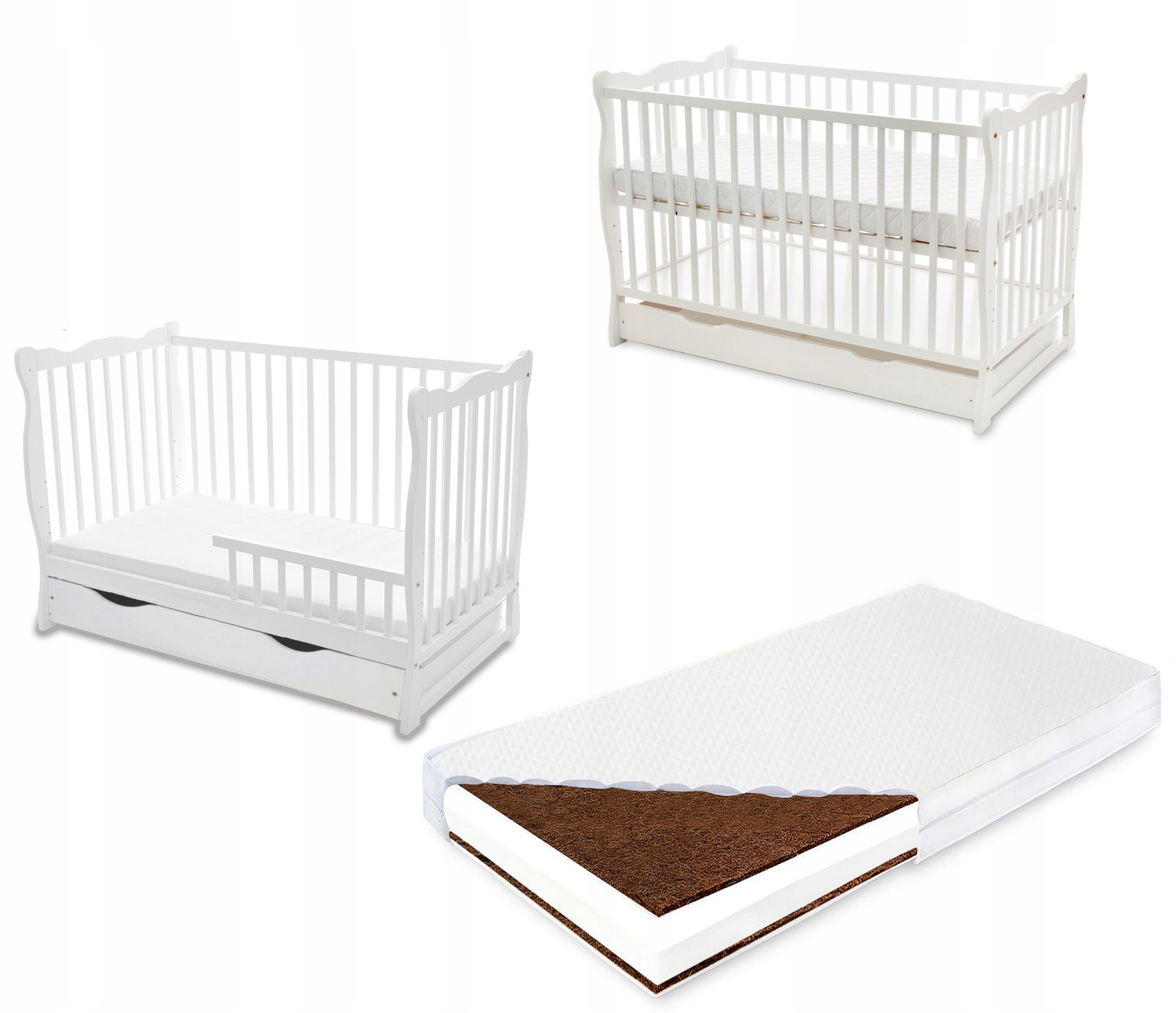 

Łóżeczko Julia Deluxe Sofa Tapczanik materac Kpk
