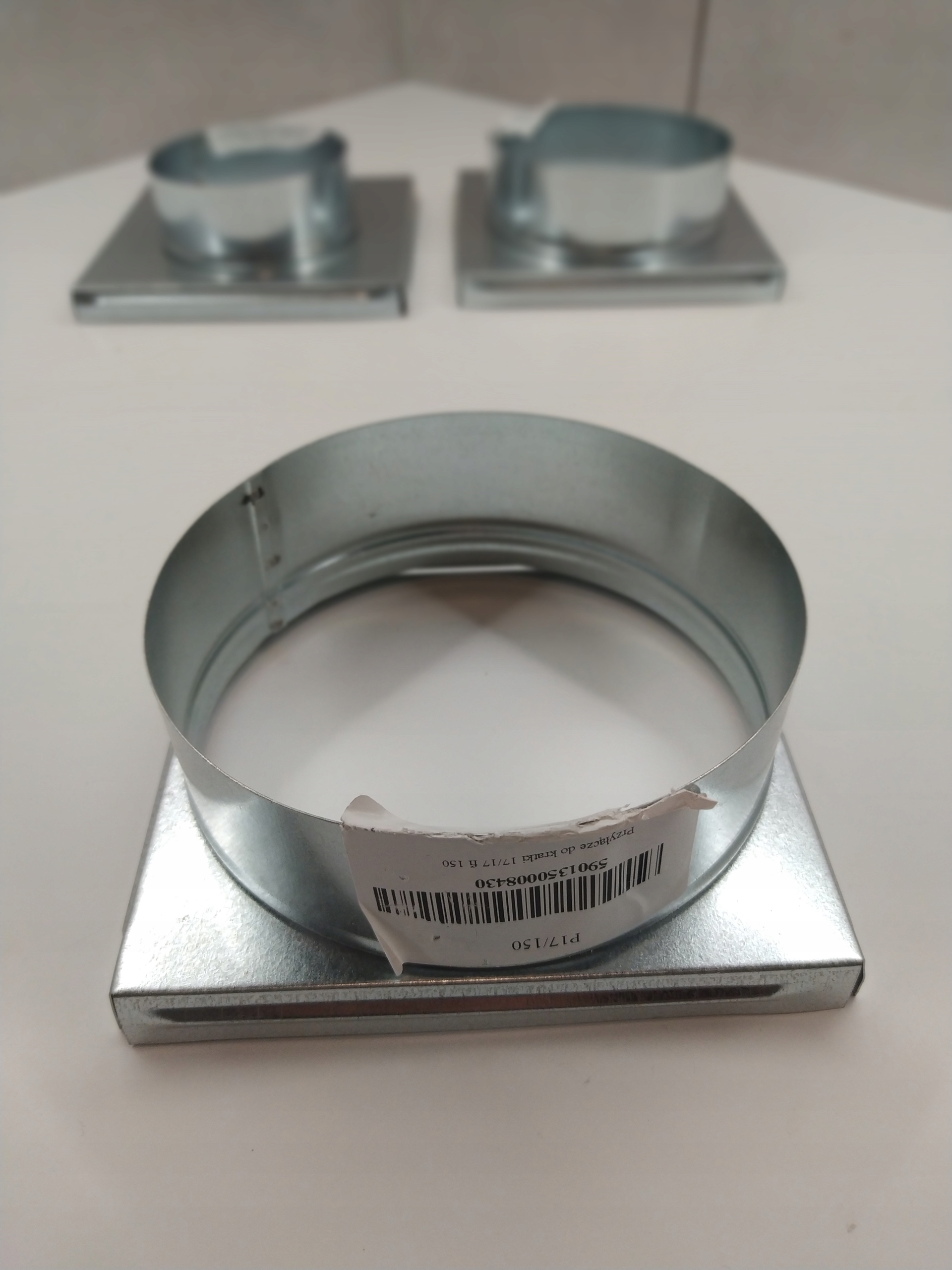 PRZYŁĄCZE KRATKA RURA 17X17 FI 150 REDUKCJA PRZEJŚ Kod producenta P17/150