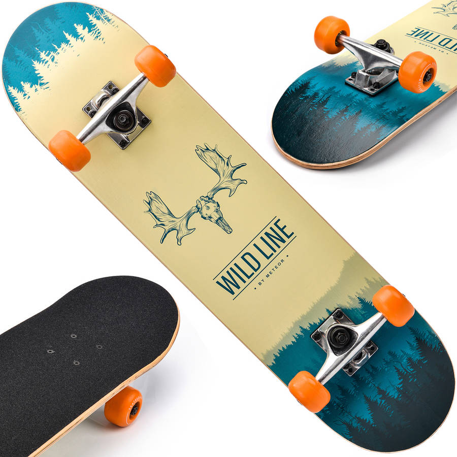 

Deskorolka Deska Klasyczna Kompletna Drewniana