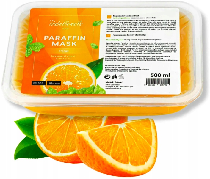 PARAFINA KOSMETYCZNA IS 500ml ORANGE POMARAŃCZ